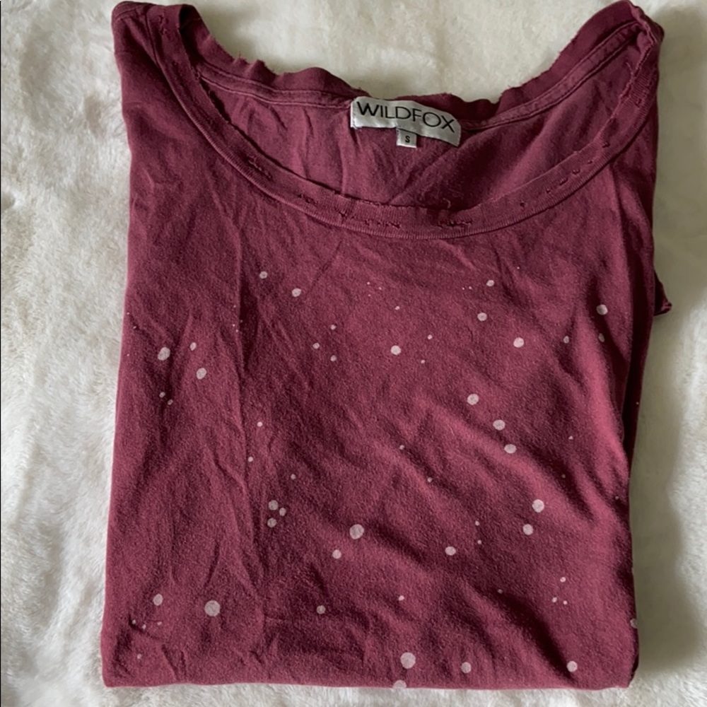 “13 Reasons Why” Netflix Wildfox Distressed Shirt